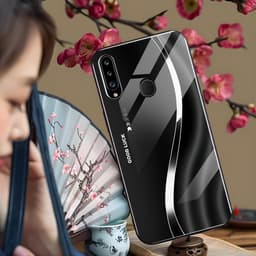 Ốp Lưng Kính Auro cho SAMSUNG A20S –Sáng Bóng - Sang Trọng - Viền Dẻo - Họa Tiết Good Luck 4