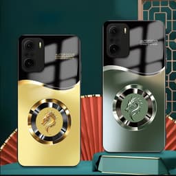 Ốp Lưng Kính Auro cho XIAOMI REDMI K40 / POCO F3 –Sáng Bóng - Sang Trọng - Viền Dẻo - Họa Tiết Good Luck 5