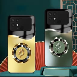 Ốp Lưng Kính Auro cho POCO C40 –Sáng Bóng - Sang Trọng - Viền Dẻo - Họa Tiết Good Luck 5