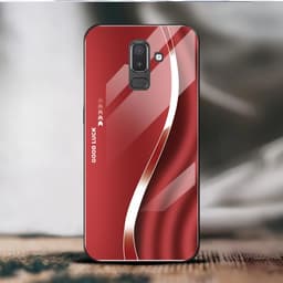 Ốp Lưng Kính Auro cho SAMSUNG A6+ / J8 –Sáng Bóng - Sang Trọng - Viền Dẻo - Họa Tiết Good Luck 2