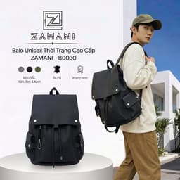 Balo Nam Nữ Unisex Đi Học Đi Chơi Cao Cấp Chống Nước Đựng Vừa Laptop 15.7 Inch ZAMANI B0030 1