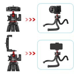 Chân Máy Tripod Bạch Tuộc Ulanzi MT-33 - Xoay 360 Độ, Tích Hợp Kẹp Điện Thoại Và Ngàm Hot Shoe, Tải Trọng 2kg 3