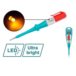 Bút thử điện 3x150mm, 4x200mm, độ sáng cao, không cần pin TOTAL THT292018 THT291518 5