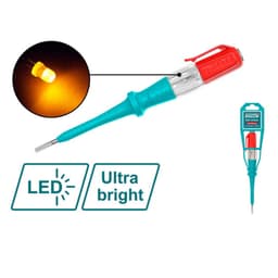 Bút thử điện 3x150mm, 4x200mm, độ sáng cao, không cần pin TOTAL THT292018 THT291518 4