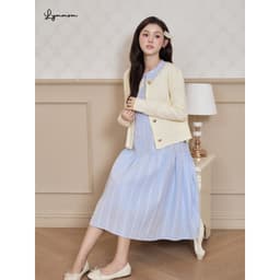 Set Áo Và Váy Đầm Bầu Công Sở LYMMOM Thoáng Mát Form Đuôi Cá Váy Bầu Thu Đông Xinh Xắn VB216+AL004 7