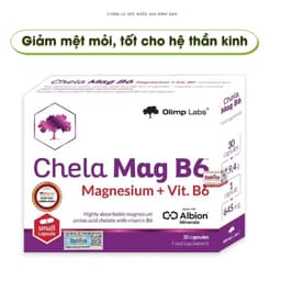Chela-Mag B6 (Hộp 30 viên)  bổ sung Magie,Vitamin B6 hỗ trợ giảm mệt mỏi tốt cho mẹ bầu và sau sinh> BUN BUN SHOP 20 2