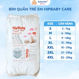 [COMBO100 MIẾNG] Bỉm Quần Nội Địa Form Bo HipBaby Ngẫu Nhiên Mềm Mỏng Thấm Hút Tốt Đủ Size S-3XL Phiên Bản Nâng Cấp 2