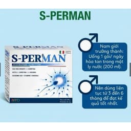 S-PERMAN (Hộp 20 gói x 5 g) BỔ TINH TRÙNG ,TĂNG CHẤT LƯỢNG TINH TRÙNG, CẢI THIỆN SỨC KHOẺ NAM GIỚI> BUN BUN SHOP 20 3