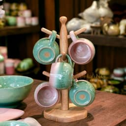 Bộ Bát Đĩa Hào Môn 46 Món Gốm Làng Bát Tràng Men Hỏa Biến Cao Cấp Cho Gia Đình 4-6 Người 6