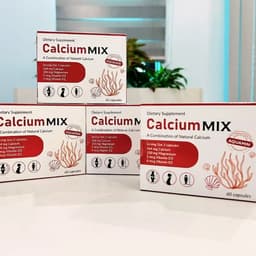 Calcium Mix hộp 60 Viên- Canxi Tảo Biển Đỏ Cho Bà Bầu Dễ Hấp Thu,hỗ trợ xương chắc khỏe răng chắc khỏe> BUN BUN SHOP 20 7