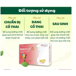 Nutristill 90 (hộp 30 viên) Vitamin Bầu,Bổ Sung Acid Folic,DHA,EPA,Vitamin Cho Mẹ Mang Thai,Cho Con Bú> BUN BUN SHOP 20 5