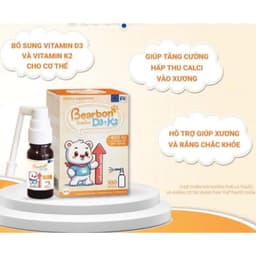 Bearbon Babies D3+K2 - Bổ sung Vitamin D3 K2, Hỗ trợ hấp thu Canxi, phát triển xương, não bộ Bé> BUN BUN SHOP 20 6