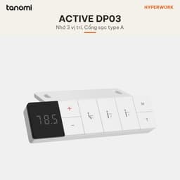 Bàn nâng hạ HyperWork Active DP03 2 động cơ Tải 90 kg Nâng 72-120 cm Ghi nhớ 3 vị trí bàn đứng làm việc 5