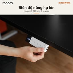 Bàn nâng hạ HyperWork Apex DP02 2 động cơ 3 stage Tải 100 kg Nâng 62-128 cm bàn đứng làm việc bàn nâng hạ điện 4