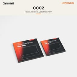 Khăn microfiber phủ bàn phím laptop HyperWork CC02 Hộp 3 chiếc Laptop 13-16 inch 190 GSM Chống hằn màn hình 5