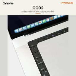 Khăn microfiber phủ bàn phím laptop HyperWork CC02 Hộp 3 chiếc Laptop 13-16 inch 190 GSM Chống hằn màn hình 6