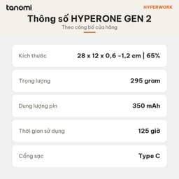 Bàn phím không dây HyperWork HyperOne Gen 2 Khung nhôm Bluetooth 5.1 295 gram Nhỏ gọn Kết nối 4 thiết bị Đen 4