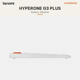 Bàn phím không dây HyperWork HyperOne Gen 3 Plus Fullsize 108 phím Full nhôm Mỏng 10 mm 3 chế độ kết nối Có phím số 9