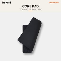 Lót chuột HyperWork Core Pad Cỡ Nhỏ Dày 4 mm Chống nước Đế cao su chống trượt 4