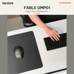 Pad chuột gaming HyperWork Fable Size L 45 cm và XL 90 cm Dày 5 mm Vải Cordura Chống nước Bề mặt Speed 3