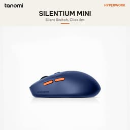 Chuột không dây HyperWork Silentium Mini MS01M Click im lặng 2 chế độ kết nối DPI 1600 Nhỏ gọn chuột văn phòng 9