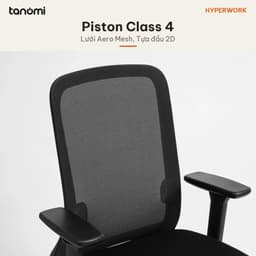 Ghế công thái học HyperWork Cloud Chair OC03 Ngả 125 độ Kê tay 3D Piston Class 4 Đệm PU Foam ghế văn phòng 4