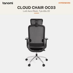 Ghế công thái học HyperWork Cloud Chair OC03 Ngả 125 độ Kê tay 3D Piston Class 4 Đệm PU Foam ghế văn phòng 7