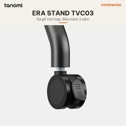 Giá treo tivi di động HyperWork Era Stand TVC03 Tivi 37-86 inch Tải 80 kg Kệ 10 kg Vân gỗ óc chó 7