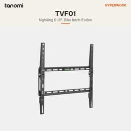 Giá treo tivi gắn tường HyperWork TVF01 Tivi 32-75 inch Tải 45 kg Mỏng 2,2 cm Thước cân bằng Đen 6