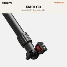 Giá đỡ microphone HyperWork MA01 G3 Tải 5 kg 3 đốt Xoay 360 độ Vươn 622 mm Mount 1/4 3/8 5/8 inch Kẹp bàn 9