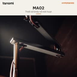 Giá đỡ microphone HyperWork MA02 Tải 2,3 kg Cột nâng tháo rời Khoang giấu dây Adapter 3/8 5/8 inch Kẹp bàn 6