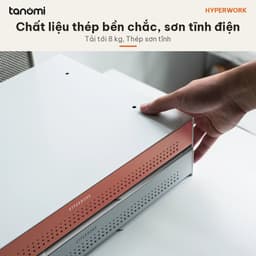 Ngăn kéo gắn bàn HyperWork DR01 Tải 8 kg Dày 50,8 mm Thép Bắt vít gầm bàn Kèm ốc vít ngăn kéo dưới bàn 5