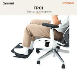 Kê chân công thái học HyperWork FR01 Thép Tải 20 kg Xoay +/- 20 độ Feet chống trượt Giảm mỏi chân 6