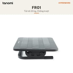 Kê chân công thái học HyperWork FR01 Thép Tải 20 kg Xoay +/- 20 độ Feet chống trượt Giảm mỏi chân 3