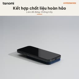 Ví nam châm điện thoại HyperWork MagSnap Flip Lực hút 1200 gF 4 thẻ Làm đế dựng Chuẩn MagSafe Gập mở 150 độ 6