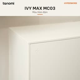 Tủ tài liệu thép 2 ngăn có khoá HyperWork Ivy Max MC03 Dài 90 cm 2 ngăn Khoá chìa Tải 30 kg mỗi ngăn 5