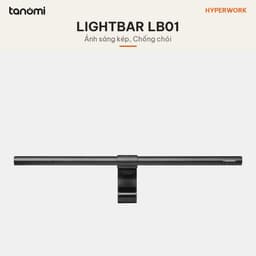 Đèn treo màn hình HyperWork LightBar LB01 Đèn kép trước sau CRI 95 136 LED Điều khiển không dây Chống chói Đen 2