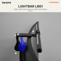 Đèn treo màn hình HyperWork LightBar LB01 Đèn kép trước sau CRI 95 136 LED Điều khiển không dây Chống chói Đen 7