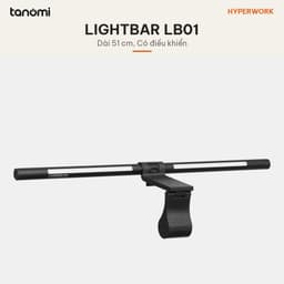 Đèn treo màn hình HyperWork LightBar LB01 Đèn kép trước sau CRI 95 136 LED Điều khiển không dây Chống chói Đen 9