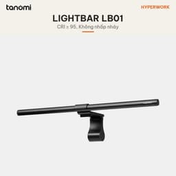 Đèn treo màn hình HyperWork LightBar LB01 Đèn kép trước sau CRI 95 136 LED Điều khiển không dây Chống chói Đen 3