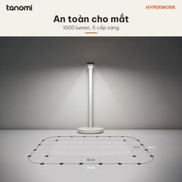Đèn bàn HyperWork Nova DL02 1000 lumen CRI 95 3 chế độ màu Không ánh sáng xanh Gấp gọn Trắng đèn chống cận 4
