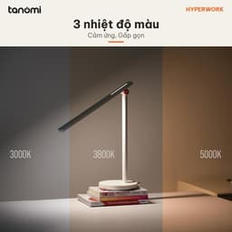 Đèn bàn HyperWork Nova DL02 1000 lumen CRI 95 3 chế độ màu Không ánh sáng xanh Gấp gọn Trắng đèn chống cận 6