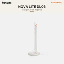 Đèn bàn HyperWork Nova Lite DL03 800 lumen 4000K Gấp gọn Không ánh sáng xanh Cảm ứng 1 nút Trắng 9