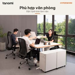 Tủ tài liệu thép di động HyperWork Ivy Slim MC02 Thép 0,7 mm Bánh xe 10 màu tủ hồ sơ di động tủ để dưới bàn 7