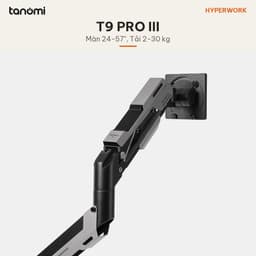 Giá đỡ màn hình HyperWork T9 PRO III 24-57 inch 2-30 kg Piston Hyperlift Max VESA 200x200 mm Quick Release VESA 2.0 Đen 2