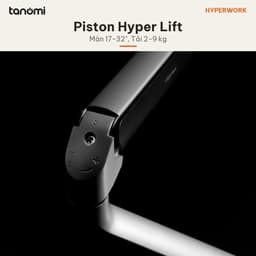 Giá đỡ màn hình HyperWork T6 PRO DUAL 2 màn 17-32 inch 2-9 kg Piston Hyper Lift Chỉnh kháng lực Ngàm VESA cố định 4