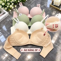 Áo lót su, áo ngực su không gong nâng 5p chất su mềm mại, áo lót mặc áo dài, áo ngực mặc váy 6