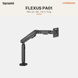 Giá đỡ màn hình HyperWork Flexus PA01 1 màn 22-38 inch 3-11 kg Lò xo Cao 500 mm Quick Release VESA 2