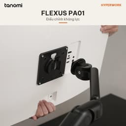 Giá đỡ màn hình HyperWork Flexus PA01 1 màn 22-38 inch 3-11 kg Lò xo Cao 500 mm Quick Release VESA 7