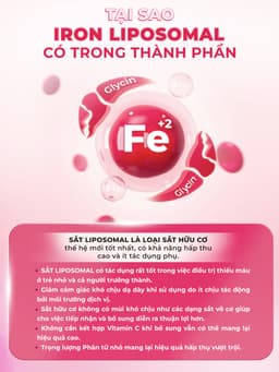 Kẹo Dẻo Sắt Cho Bé Happy Vitamin Iron Liposomal 5.68mg - Bổ Sung Sắt Không Gây Táo Bón, Hấp Thu Tốt Hơn (Túi 16g) 4